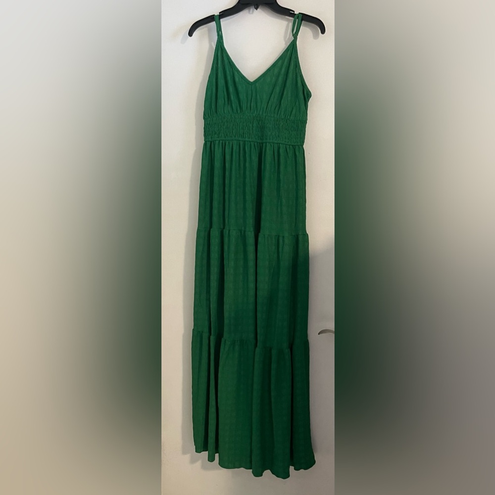Elegant Green Maxi Dress